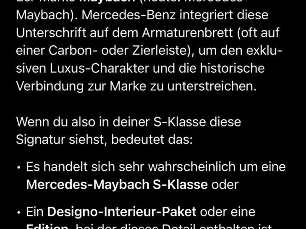 Mercedes-Benz S-Klasse