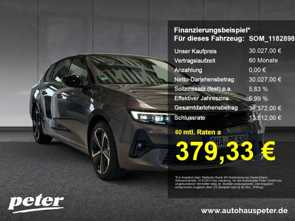 Opel Astra Grand Sport 1.2 Turbo Hybrid Turbo GS-Line