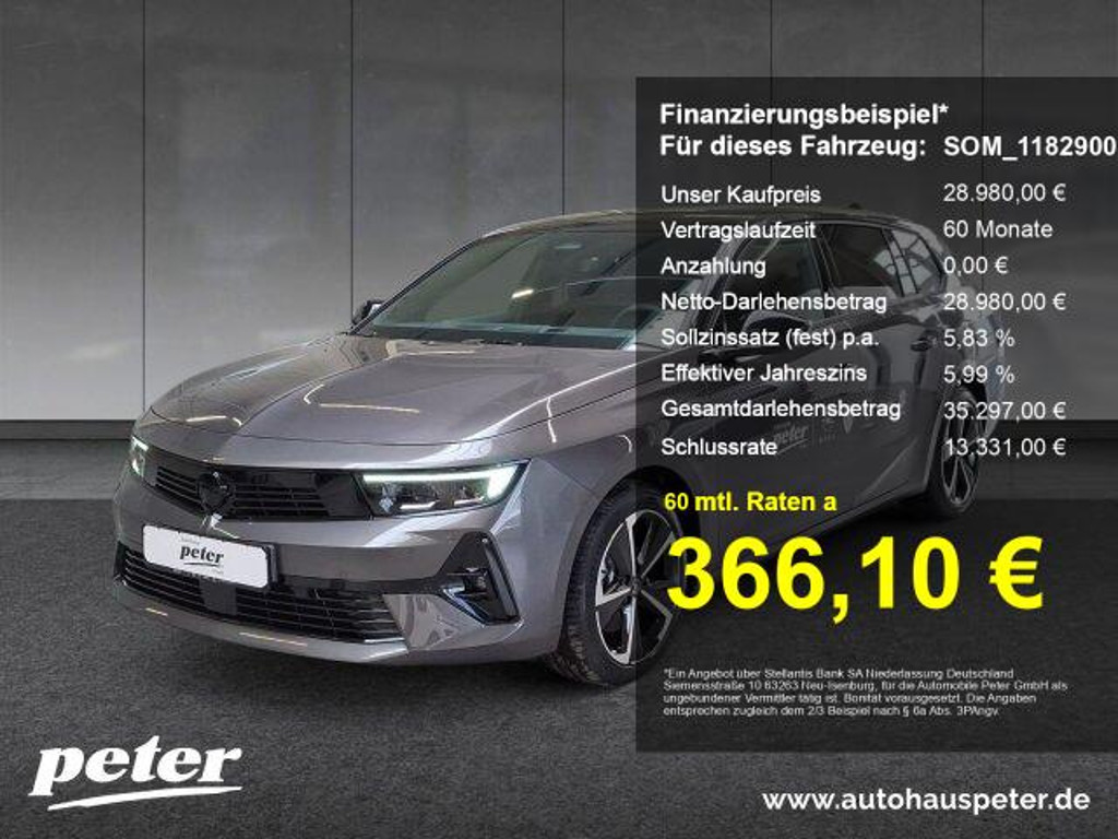 Opel Astra Grand Sport 1.2 Turbo Hybrid Turbo GS-Line