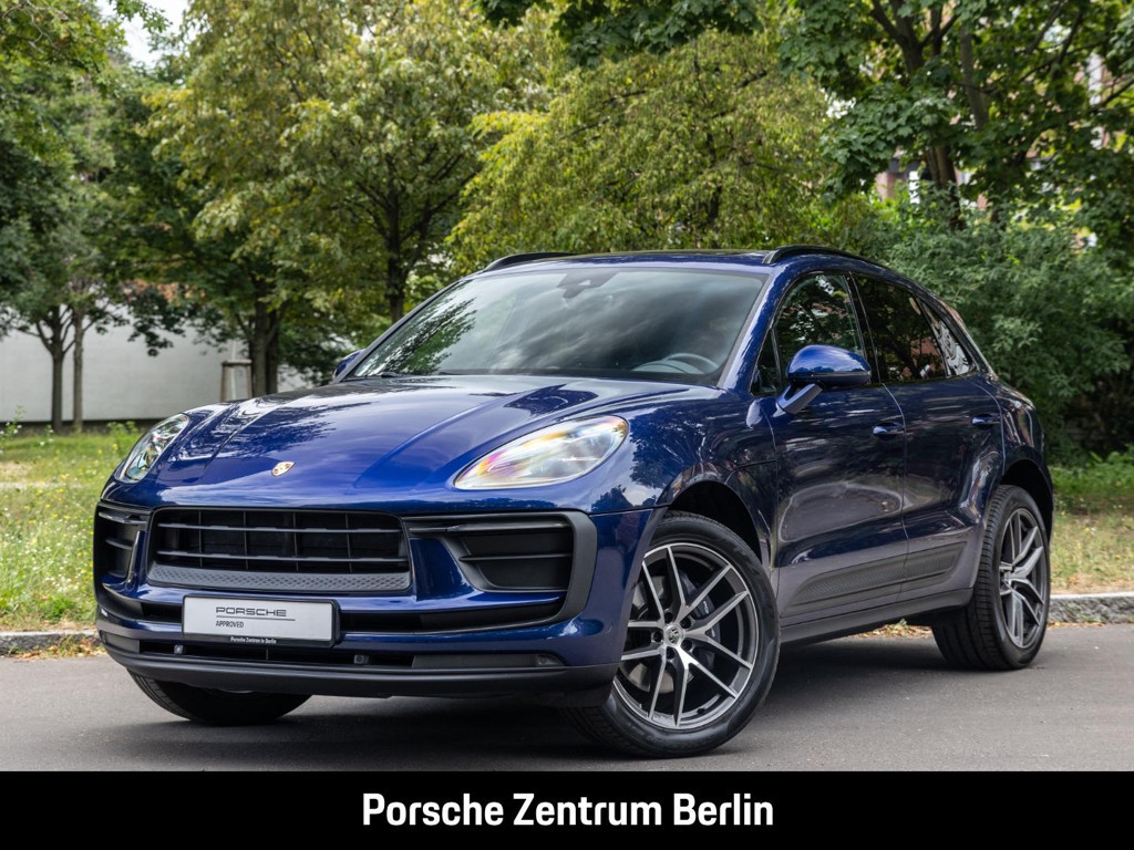 Porsche Macan 20-Zoll Rückfahrkamera Enzianblau Panorama