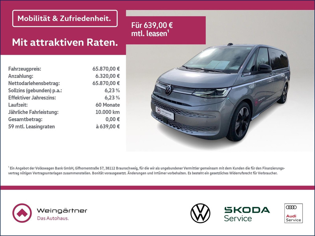 Volkswagen Multivan Style 2.0 TDI Lang T7