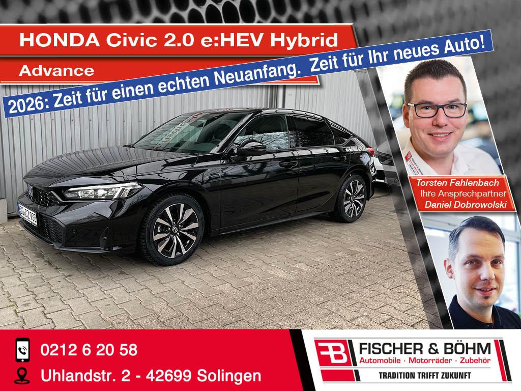 Honda Civic Hybrid Advance 2.0 e:HEV