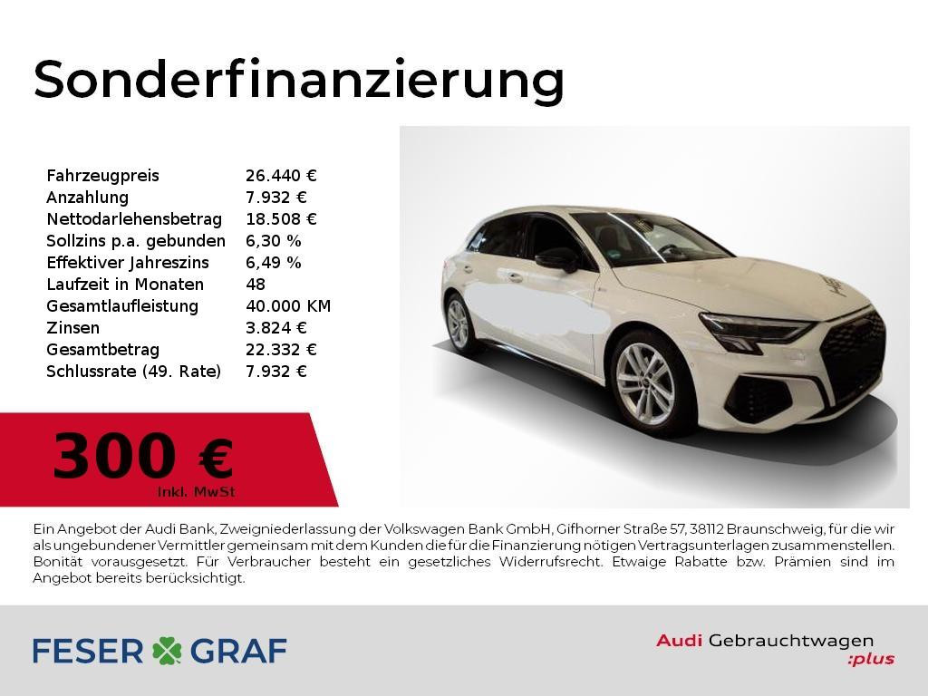 Audi A3 Sportback Sedan S-Line S-Tronic 35 TFSI