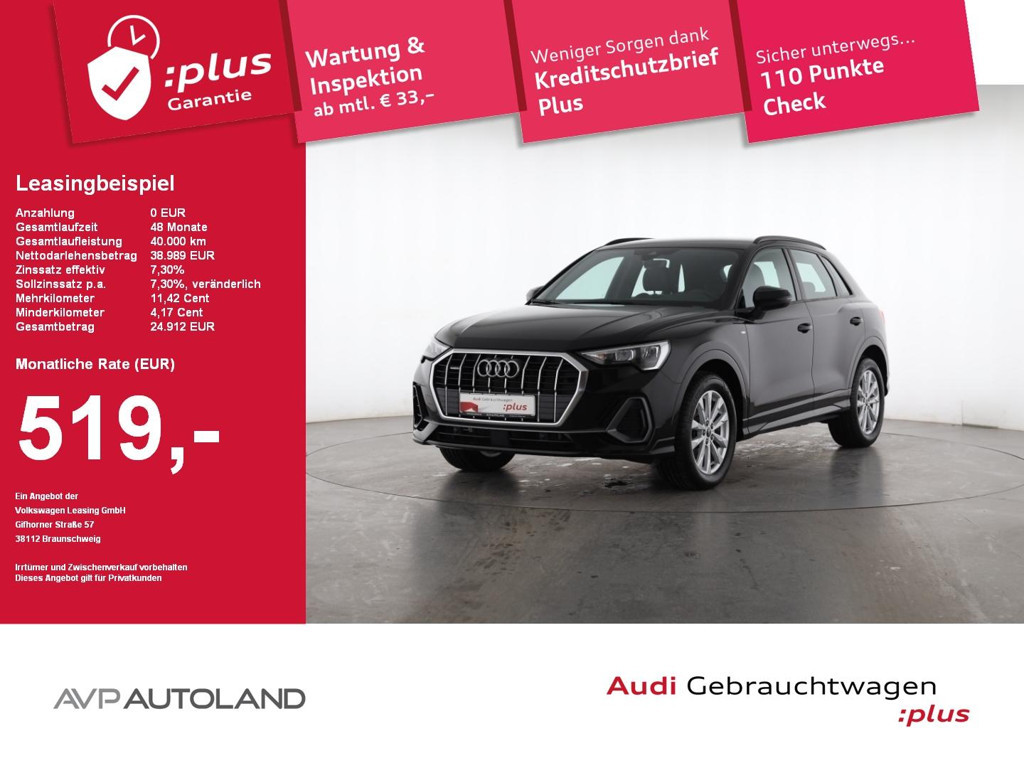 Audi Q3 Quattro S-Line S-Tronic 35 TDI