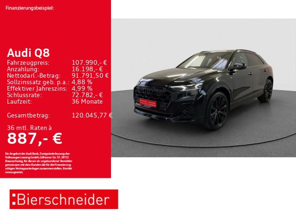 Audi Q8 Quattro Business S-Line Hybride 60 TFSI