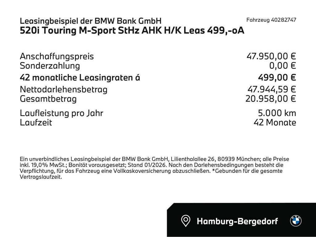 BMW 5 Serie 520 M-Sport Touring 520i