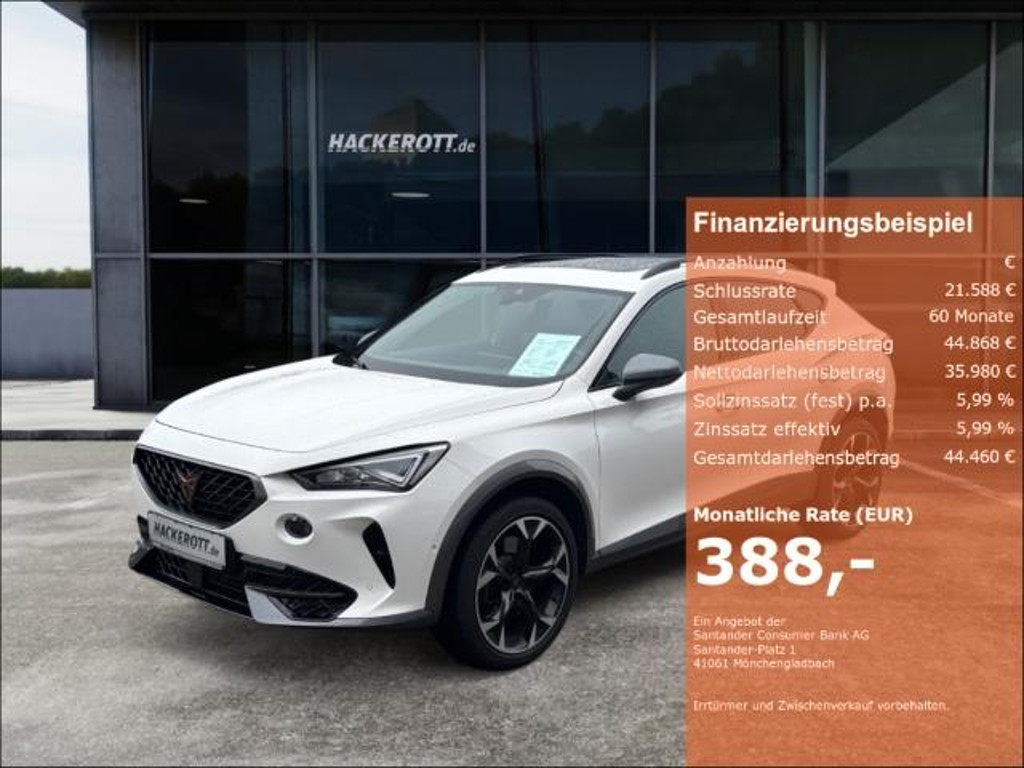 Cupra Formentor 4Drive 2.0 TSI VZ