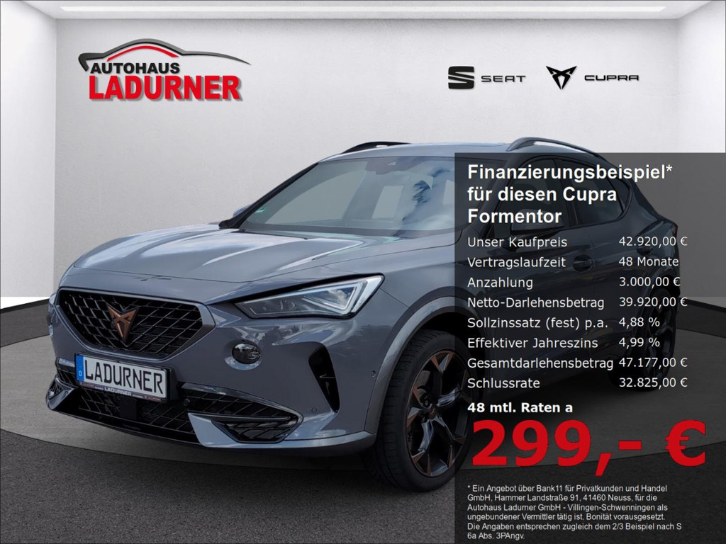 Cupra Formentor 2.0 TSI DSG VZ