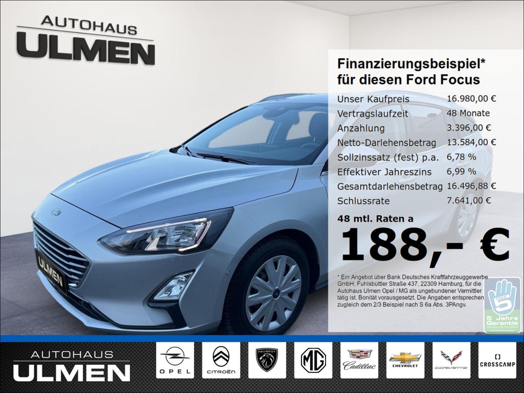 Ford Focus Navi Voll-LED Totwinkel Klimaauto.+SHZ Alu