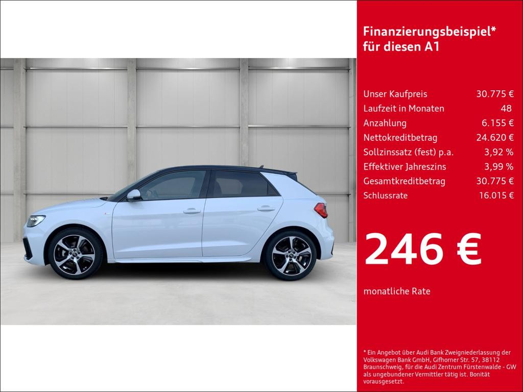 Audi A1 Sportback S-Line S-Tronic 35 TFSI