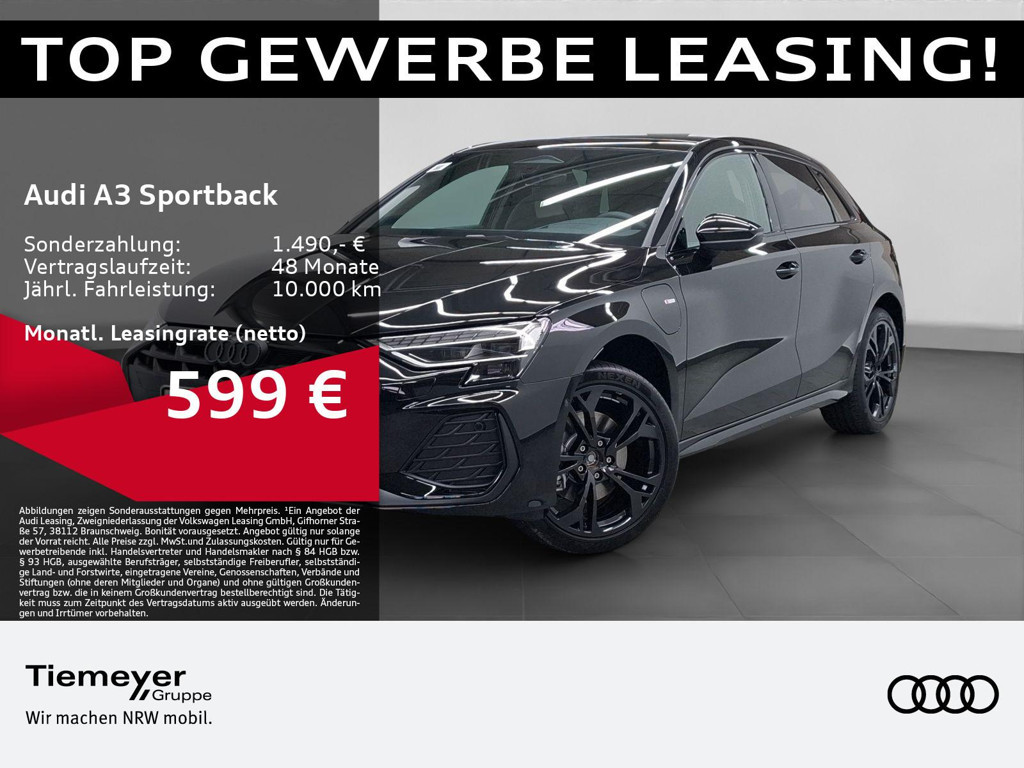 Audi A3 Sportback Sedan S-Line Hybride