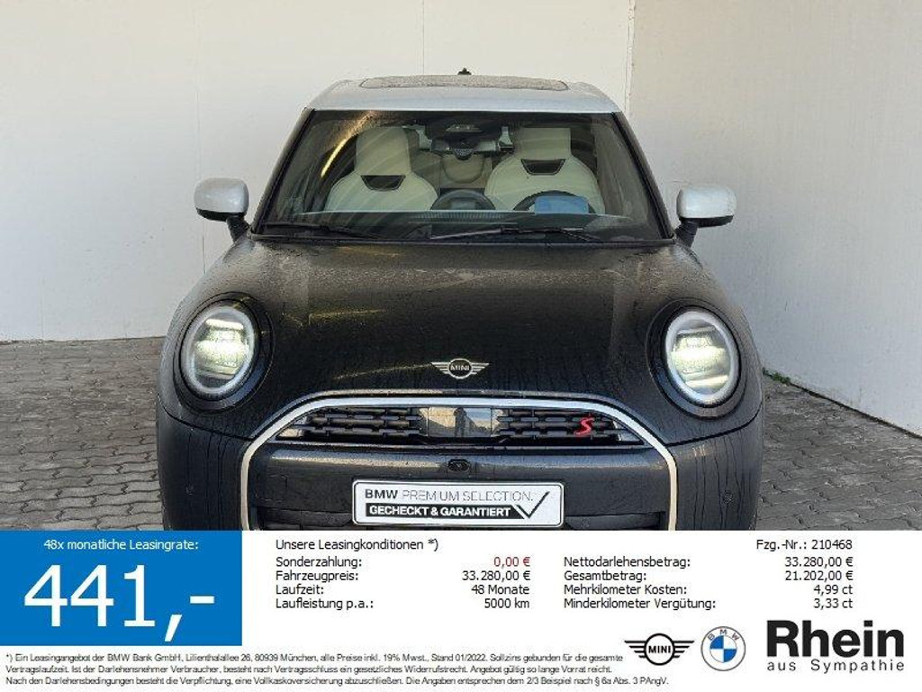 Mini Cooper S HUD.DriveAss.PGD.LED.ParkAss.Keyl.SHZ