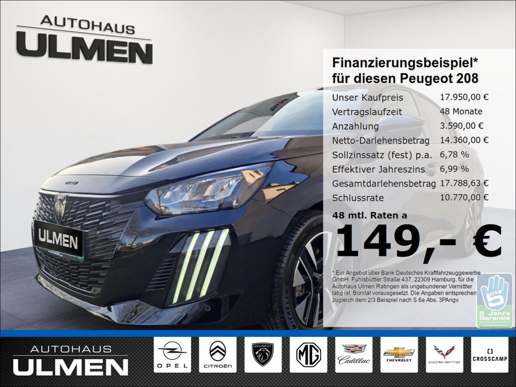 Peugeot 208 Allure Pack