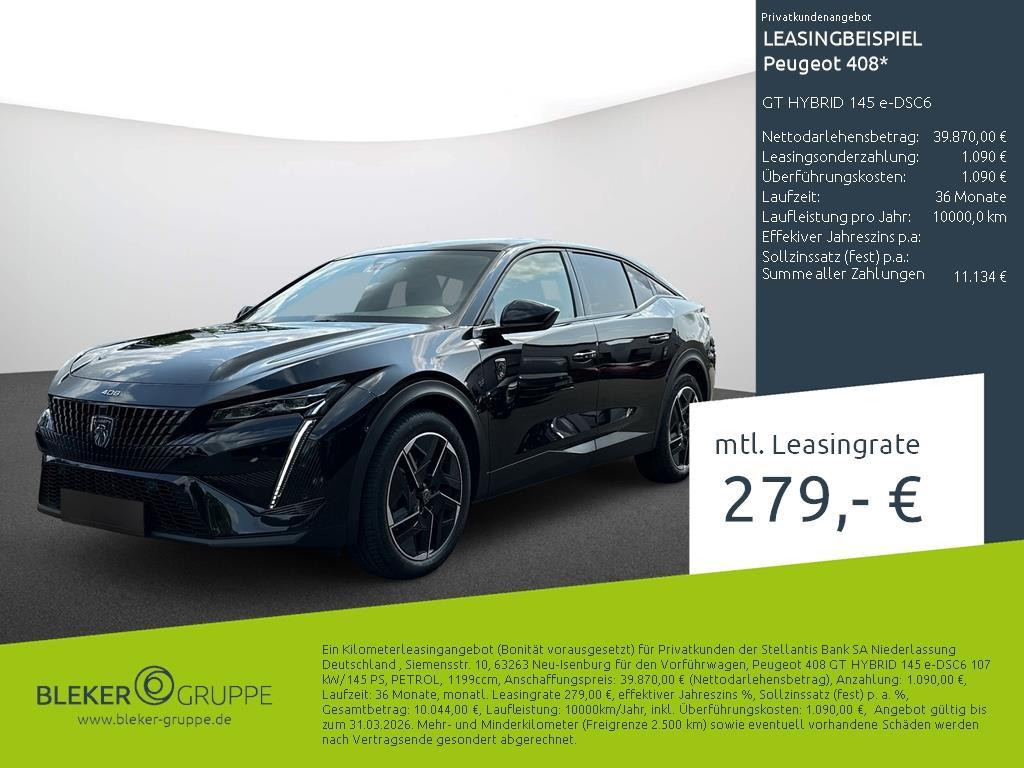 Peugeot 408 GT-Line Hybrid