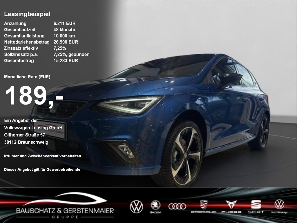 Seat Ibiza FR-lijn 1.0 TSI