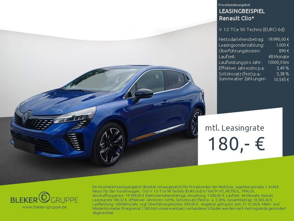 Renault Clio TCe 90 Techno