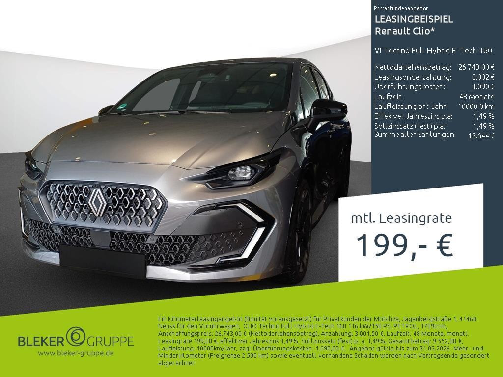 Renault Clio E-Tech Hybrid Techno