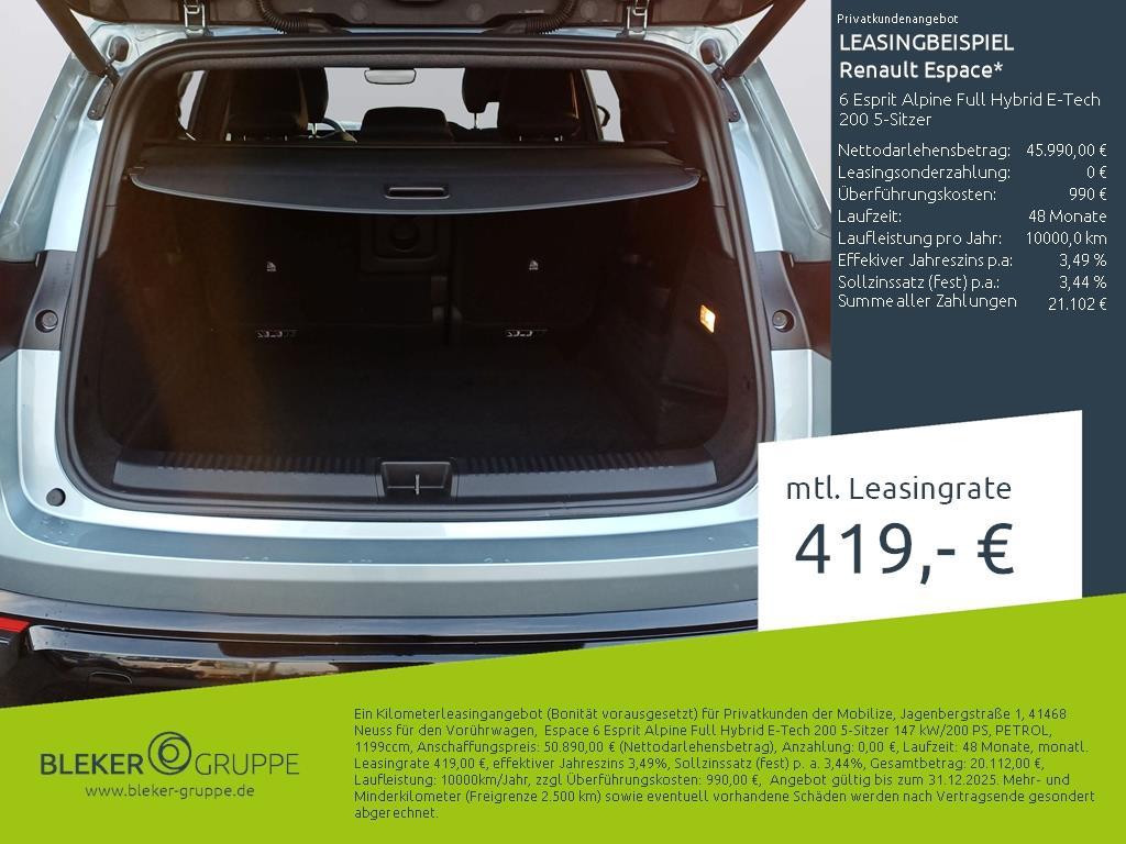 Renault Espace E-Tech Hybrid Esprit Alpine