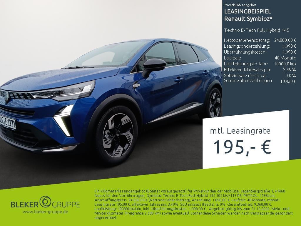 Renault Symbioz E-Tech Techno E-Tech full hybrid 145
