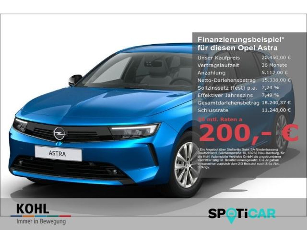 Opel Astra Sports Tourer 1.2 Turbo Enjoy Turbo