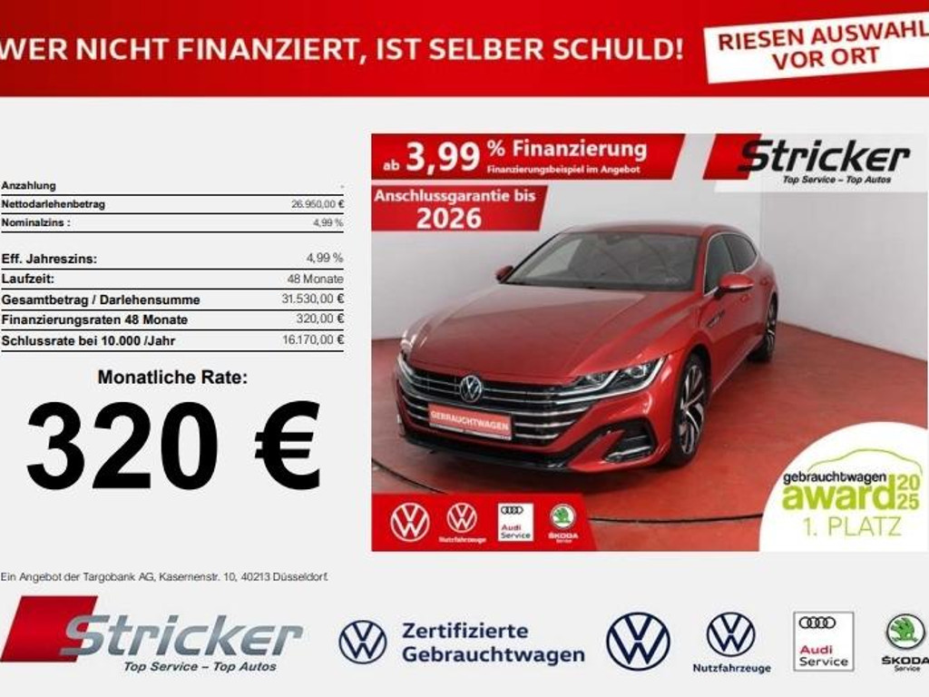 Volkswagen Arteon Shooting Brake R-Line eHybrid 1.4 TSI