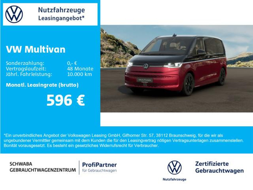 Volkswagen Multivan DSG Life T7