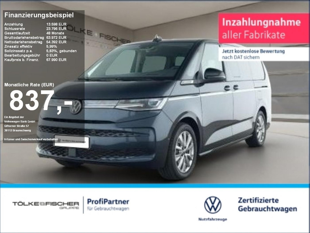 Volkswagen Multivan Style 2.0 TSI Lang T7