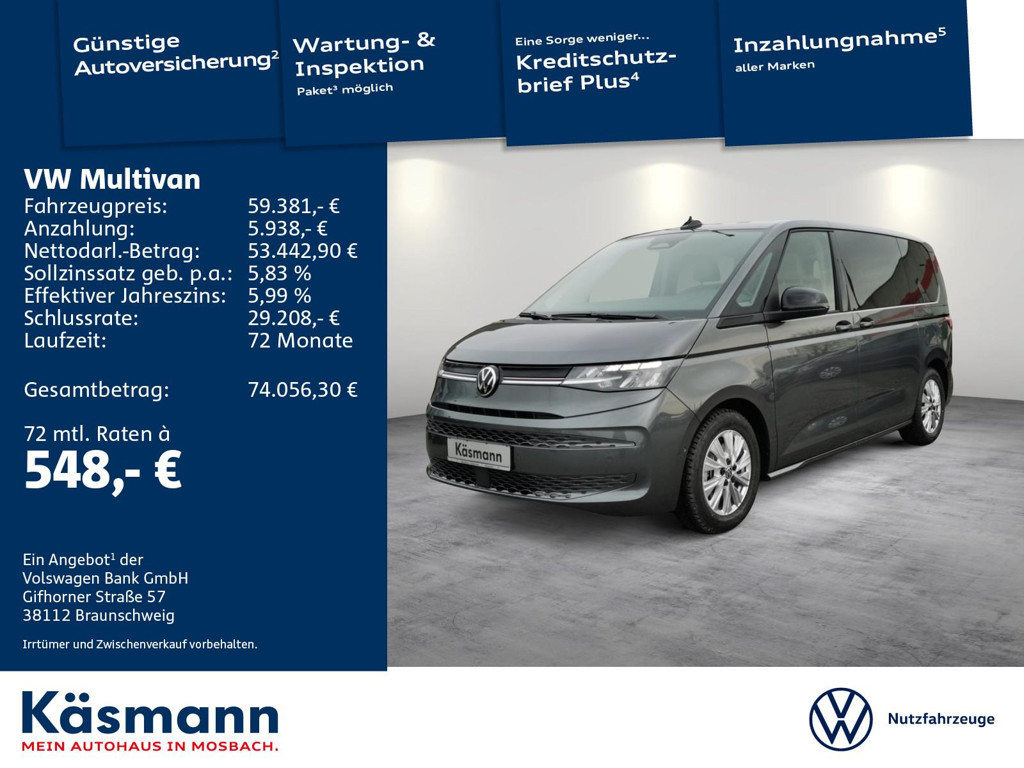 Volkswagen Multivan Life 2.0 TDI T7