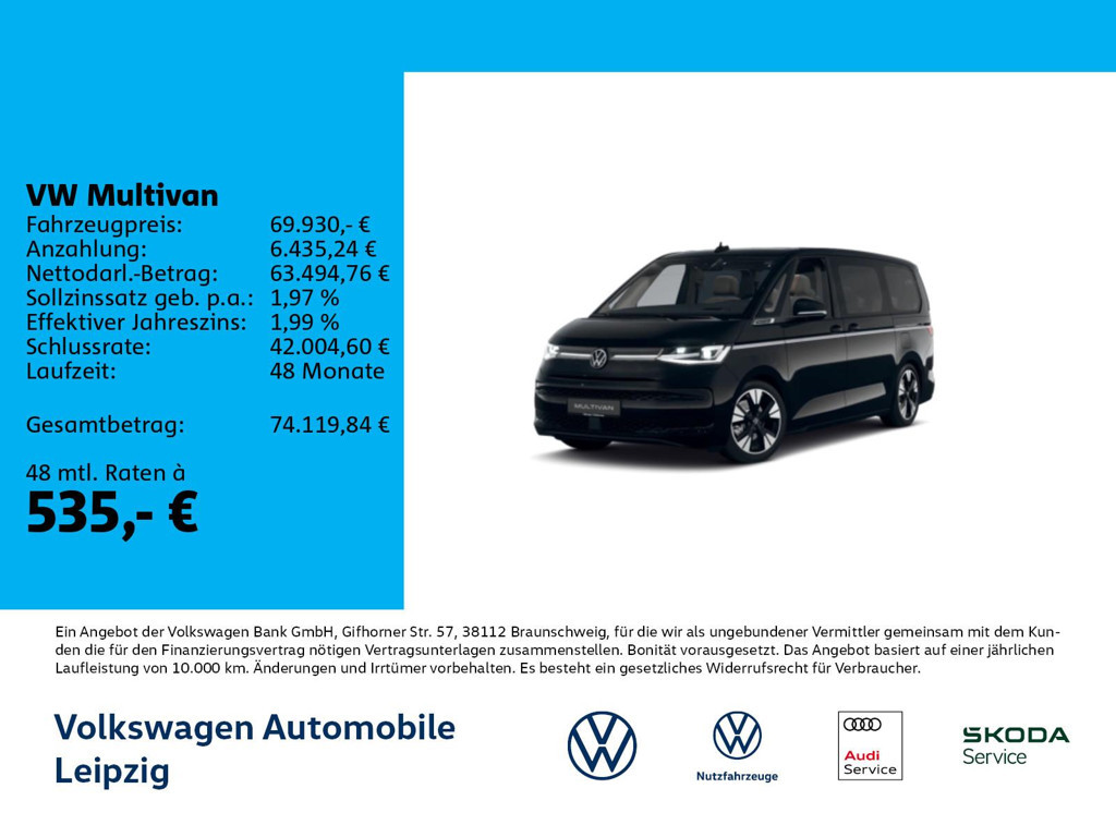 Volkswagen Multivan DSG Style T7