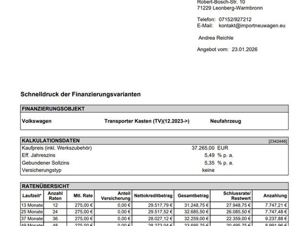 Volkswagen Transporter