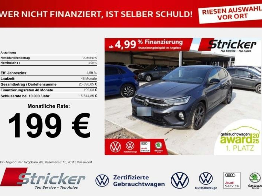 Volkswagen Taigo R-Line 1.0 TSI IQ.Drive