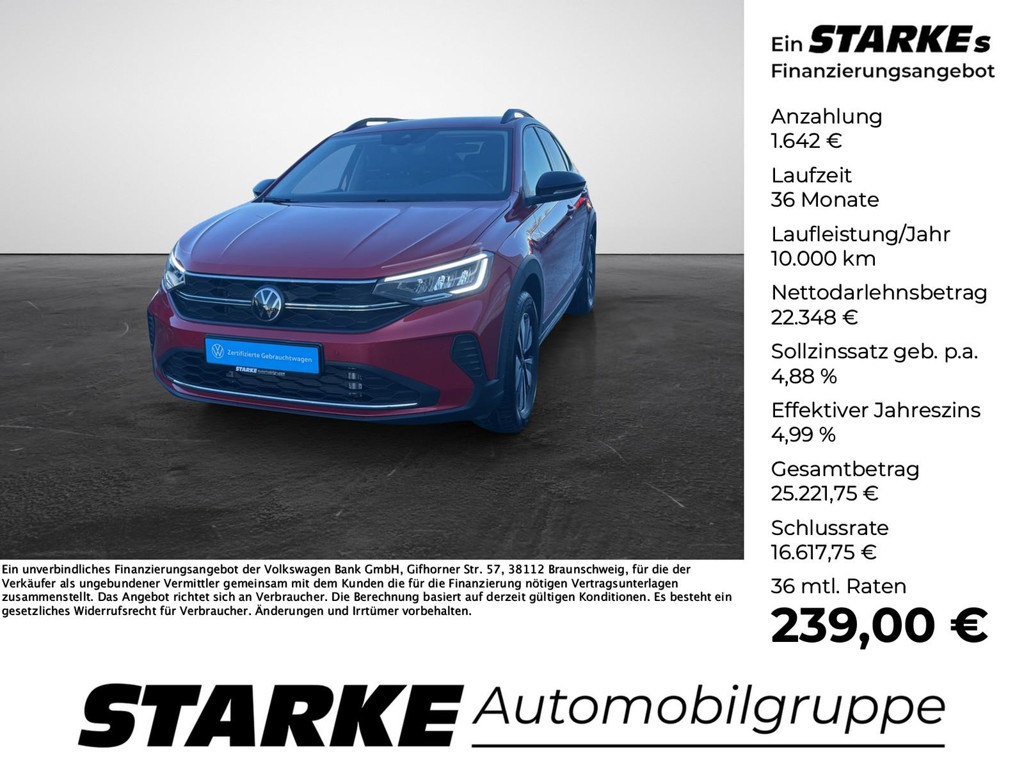 Volkswagen Taigo 1.0 TSI