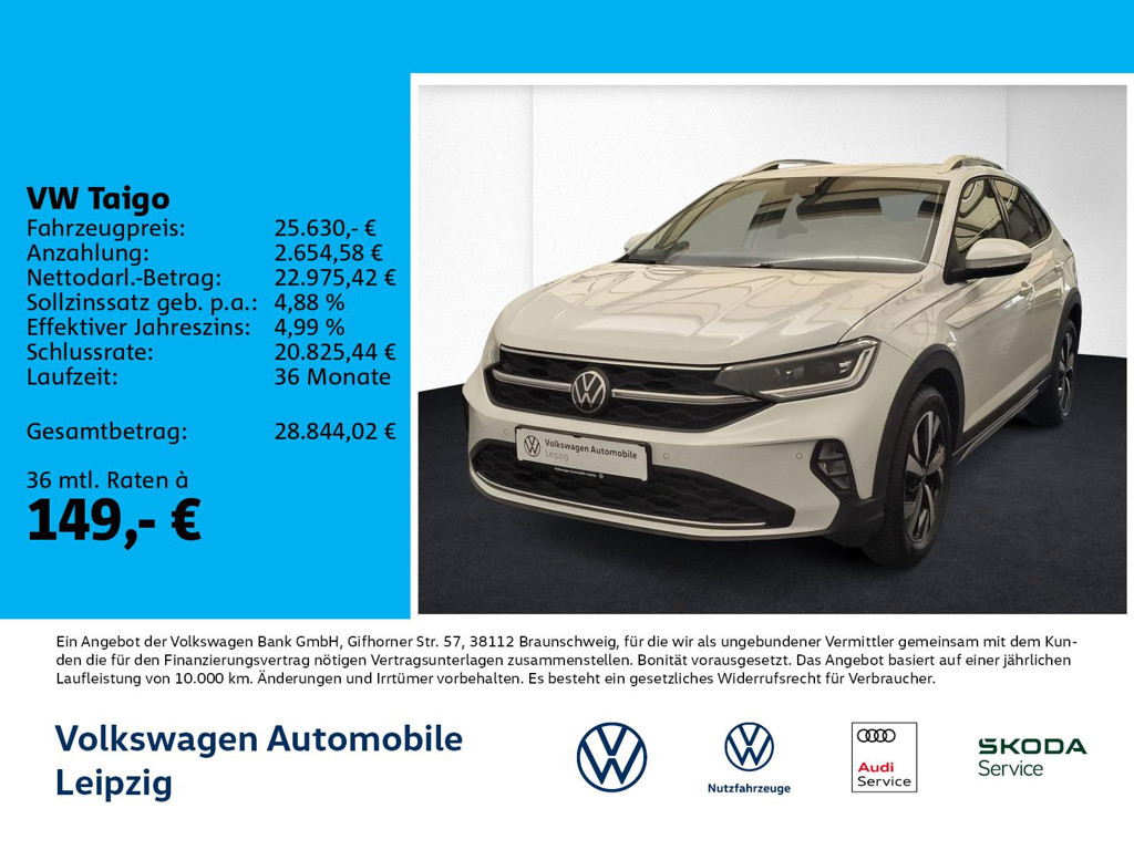 Volkswagen Taigo DSG Style