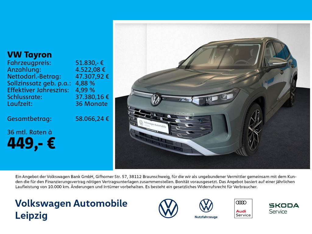 Volkswagen Tayron 4Motion Elegance Elegance