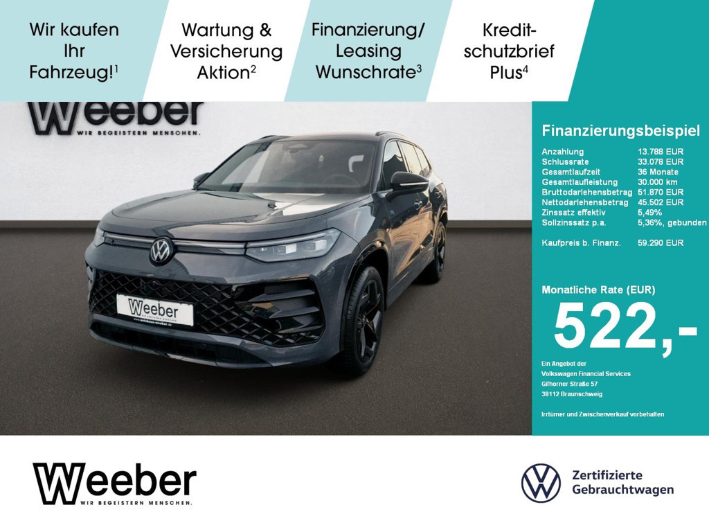 Volkswagen Tayron 4Motion DSG R-Line 2.0 TDI