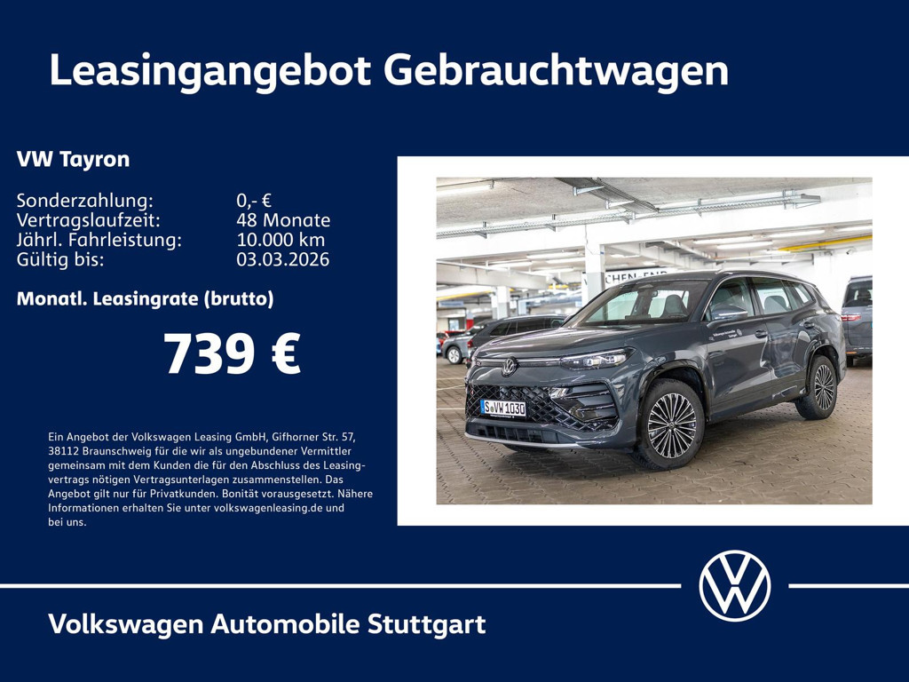 Volkswagen Tayron 4Motion DSG R-Line 2.0 TDI