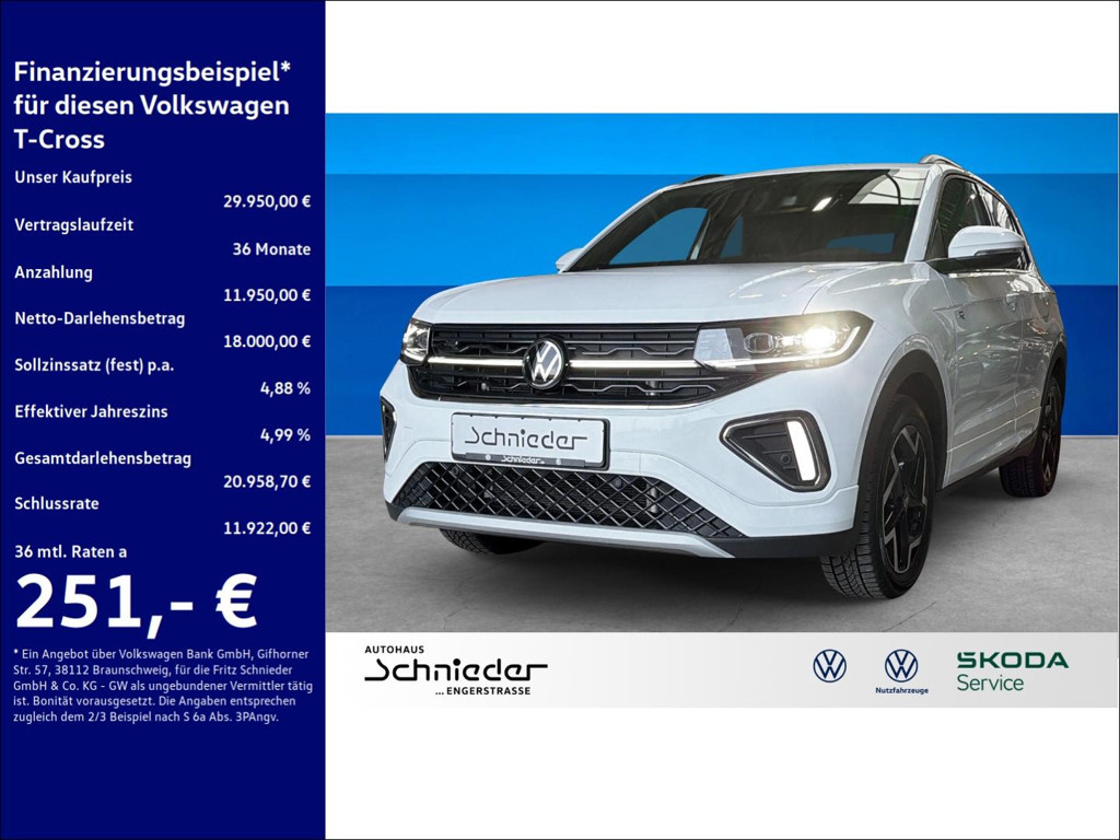 Volkswagen T-Cross R-Line 1.5 TSI