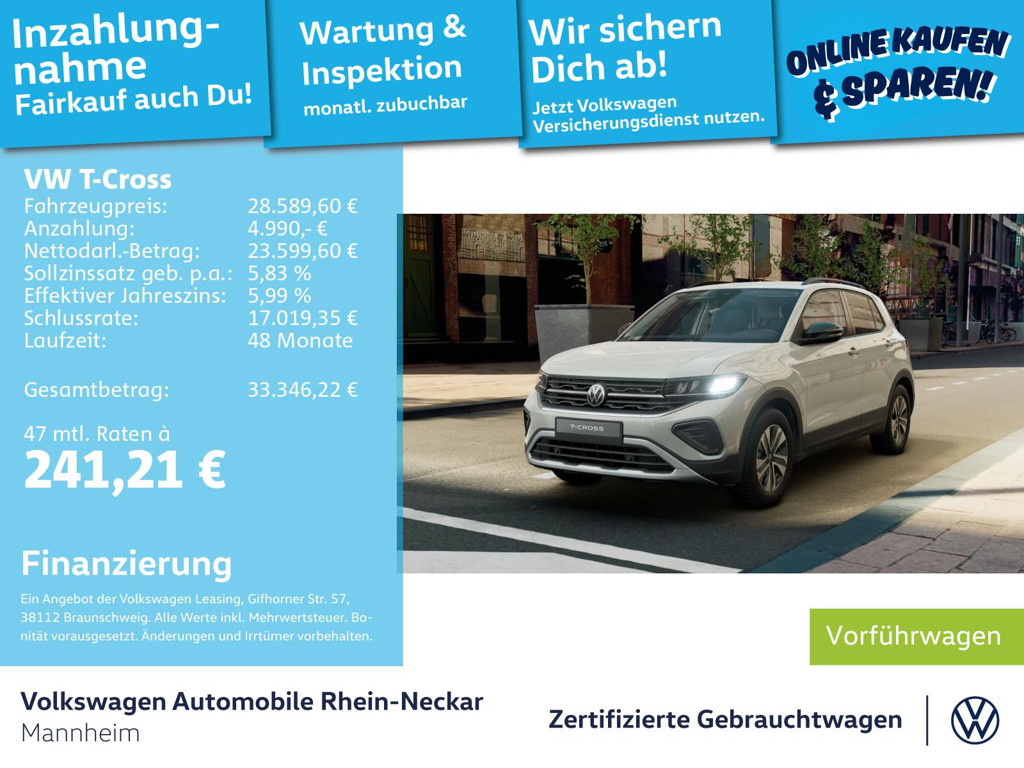 Volkswagen T-Cross 1.0 TSI