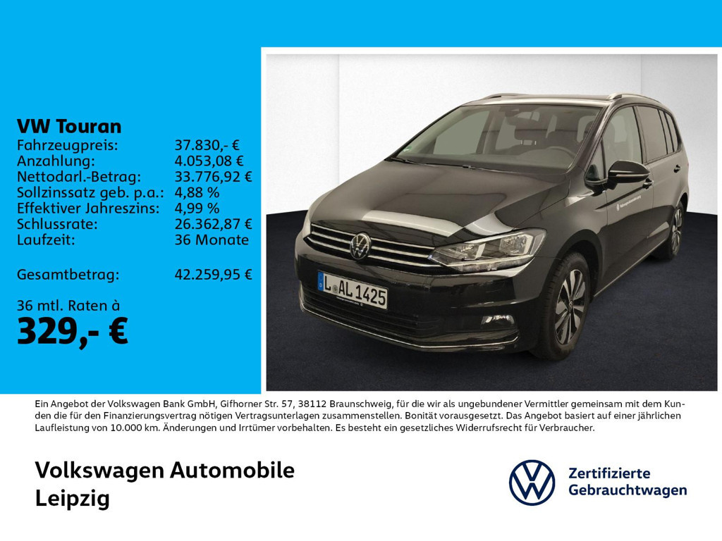 Volkswagen Touran Comfortline DSG 1.5 TSI
