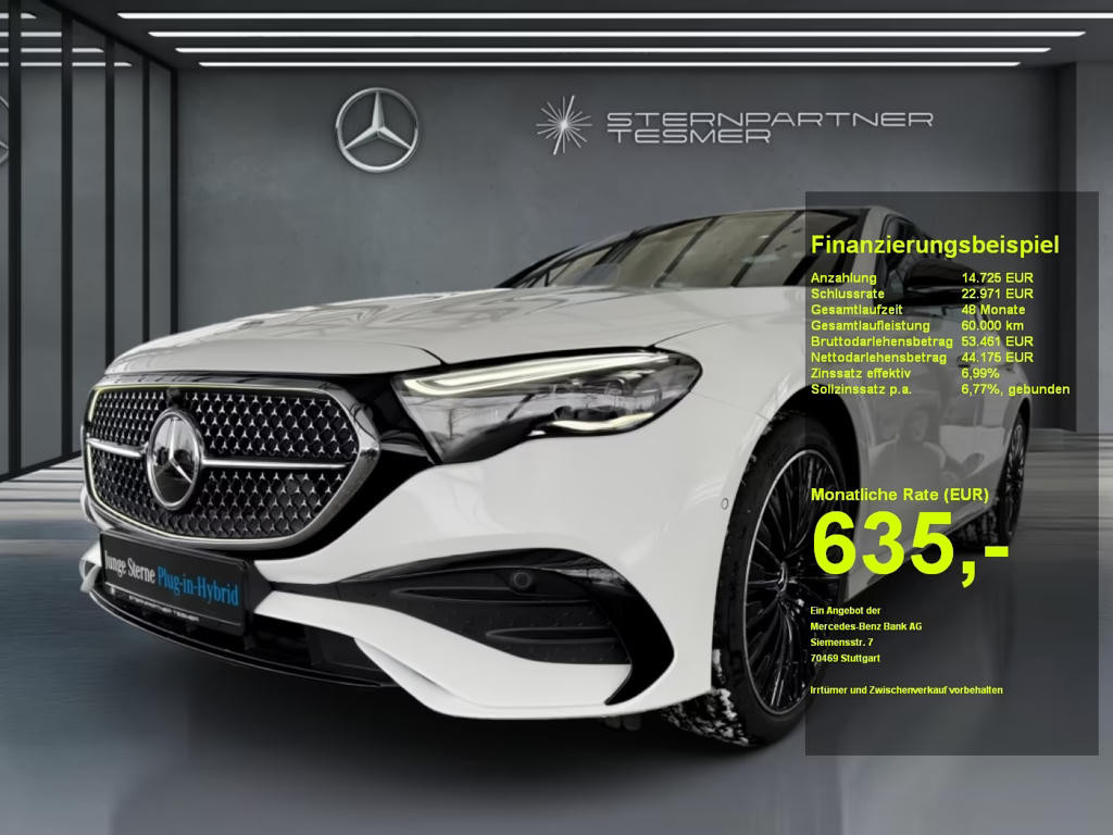 Mercedes-Benz E-Klasse E 300 AMG Line E 300 de Sedan