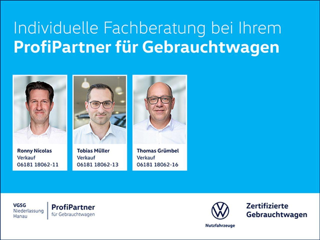 Volkswagen Caddy AHK Sitzhzg. Navi PDC Climatronic Kamera