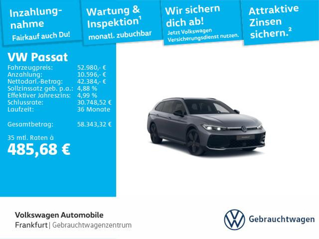 Volkswagen Passat DSG R-Line IQ.Drive 2.0 TDI