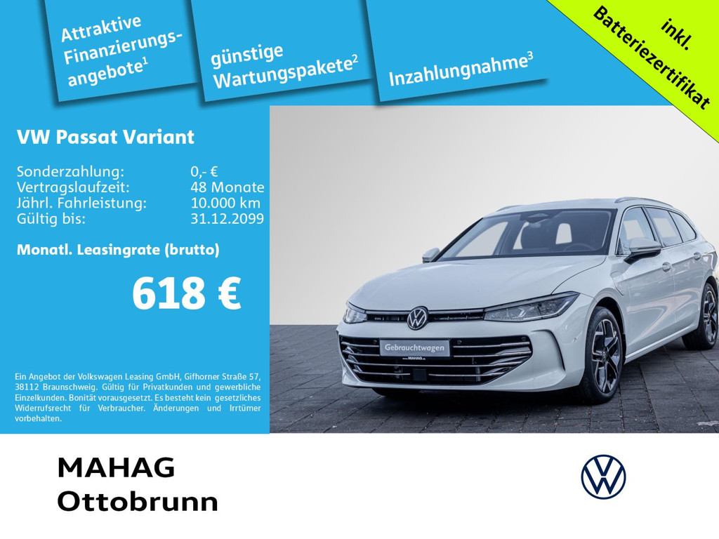 Volkswagen Passat Variant eHybrid 1.5 TSI IQ.Drive Elegance Elegance
