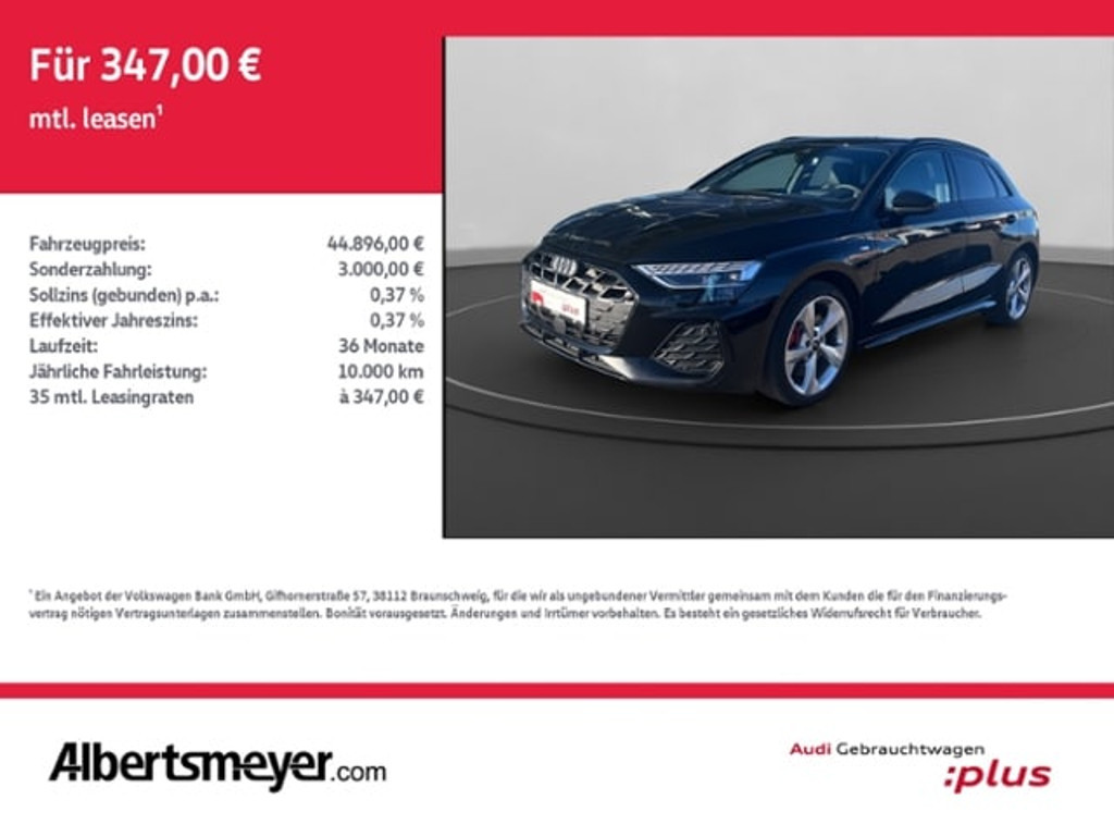 Audi A3 Sportback S-Line S-Tronic Hybride 45 TFSI