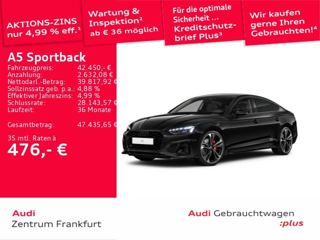 Audi A5 Sportback S-Line S-Tronic 40 TFSI