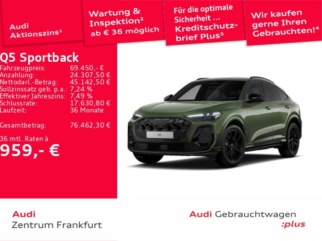 Audi Q5 Sportback Quattro S-Tronic