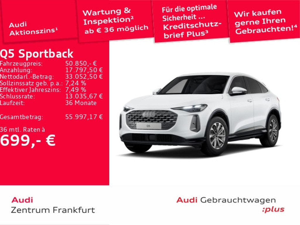 Audi Q5 Sportback Quattro S-Tronic
