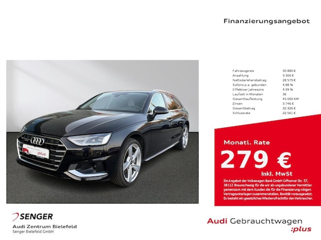 Audi A4 Avant Quattro S-Tronic 40 TDI