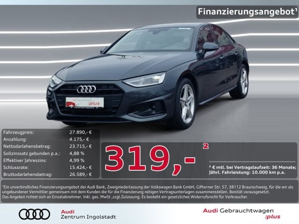 Audi A4 Sedan S-Tronic 40 TDI