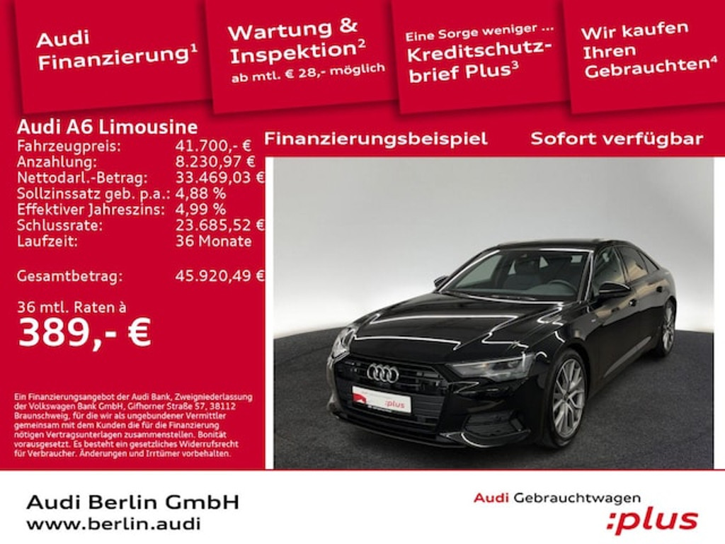 Audi A6 Sedan Quattro S-Tronic Sport 40 TDI